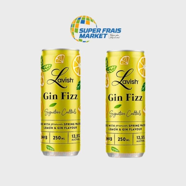 Lavish Gin fizz 12,50% ALC/VOL 250ML
