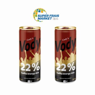 Vody Vodka Energy mix 22% 250ML