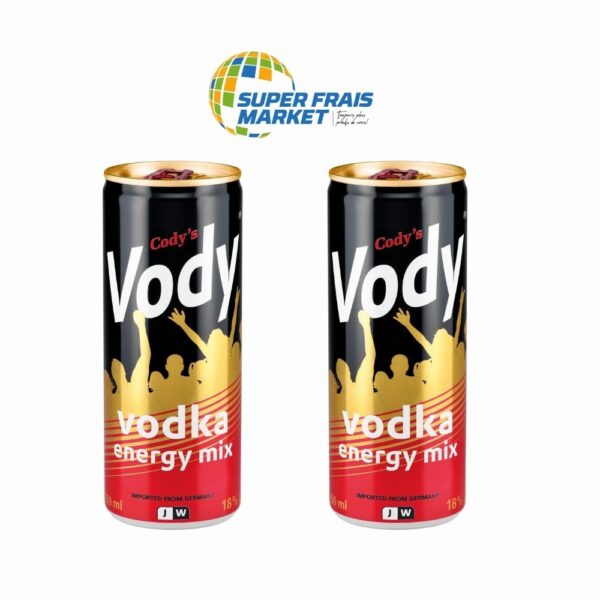 Vody Vodka Energy mix 18% 250ML
