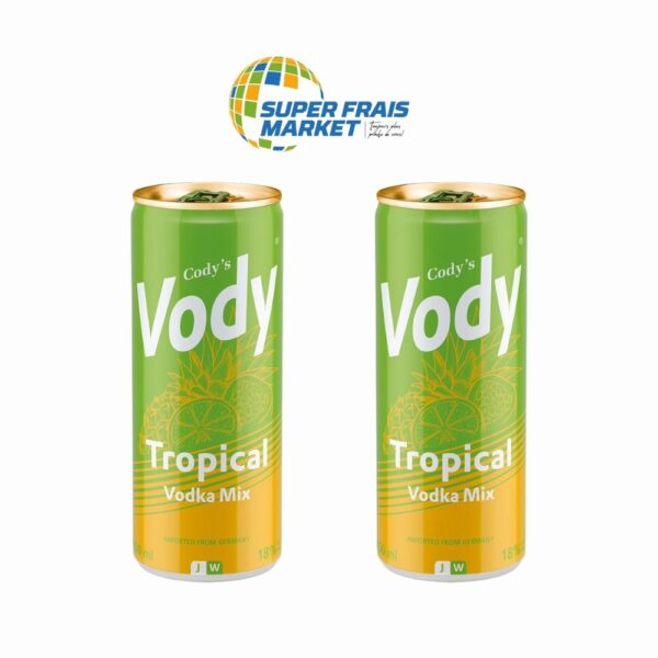 Vody Vodka mix Tropical 18% 250ML
