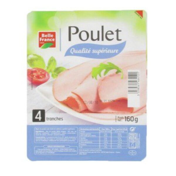 4 Tranches Blanc de Poulet 160g