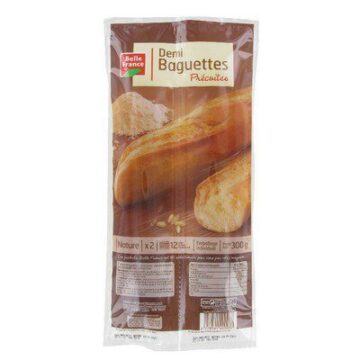Baguettes Precuite 2x150g