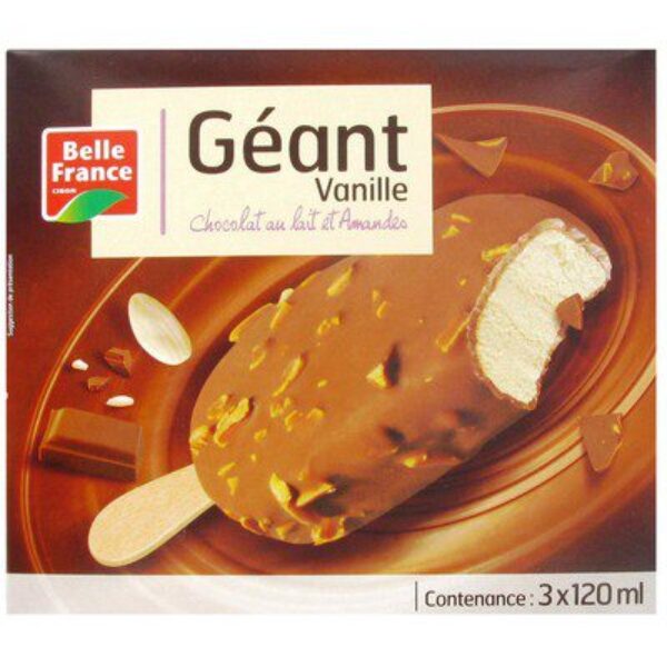 Glace Géant Vanille 3x120ml