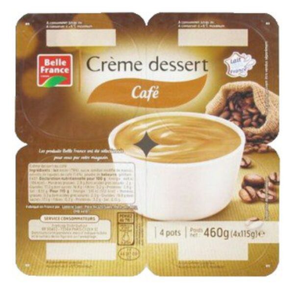Crème Dessert Café 460gr