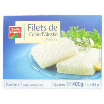 BF FILET DE COLIN x4 400G