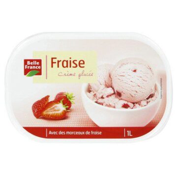 BF GLACE FRAISE 1L
