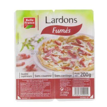 Lardons fumés 2x100g