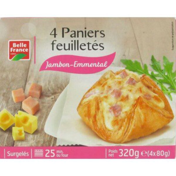 PANIER JAMBON EMMENTAL x4 320G
