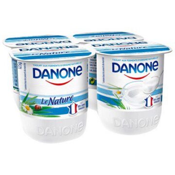 DANONE YAOURT NATURE 4x125G