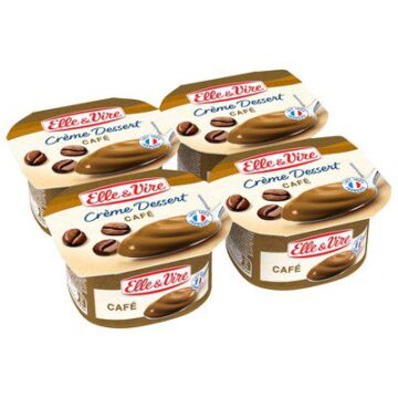 ELLE VIRE CREME DESSERT CAFE 4x125G