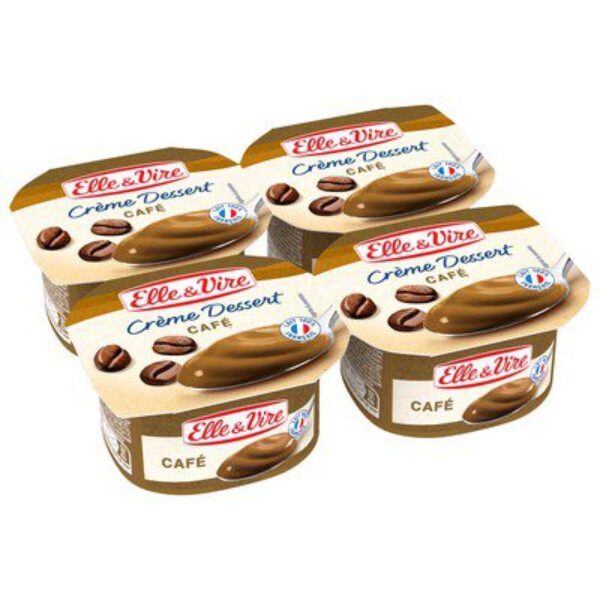 Crème Dessert Café ELLEETVIVRE 4X125gr