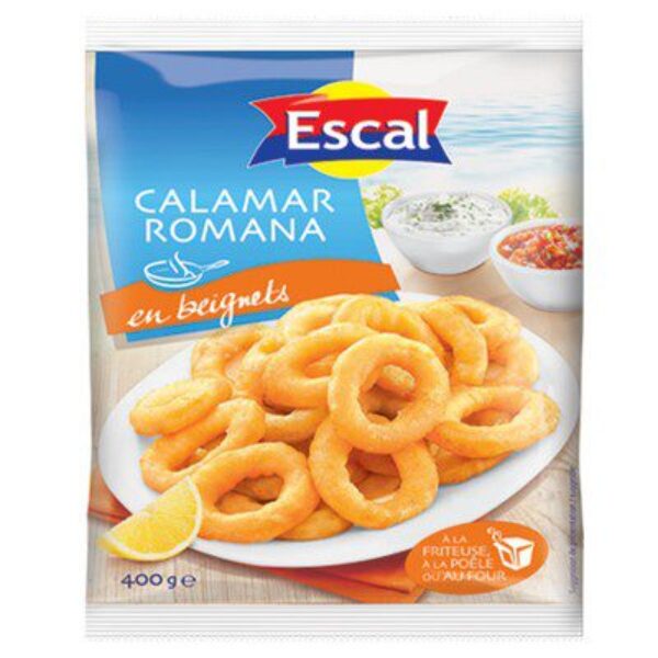 ESCAL CALAMARS A LA ROMAINE 400G