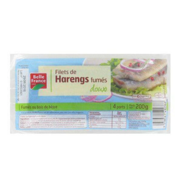 FILET DE HARENG FUME DOUX 200GR