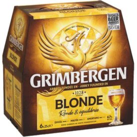 GRIMBERGEN BIERE BLONDE 6x25cl