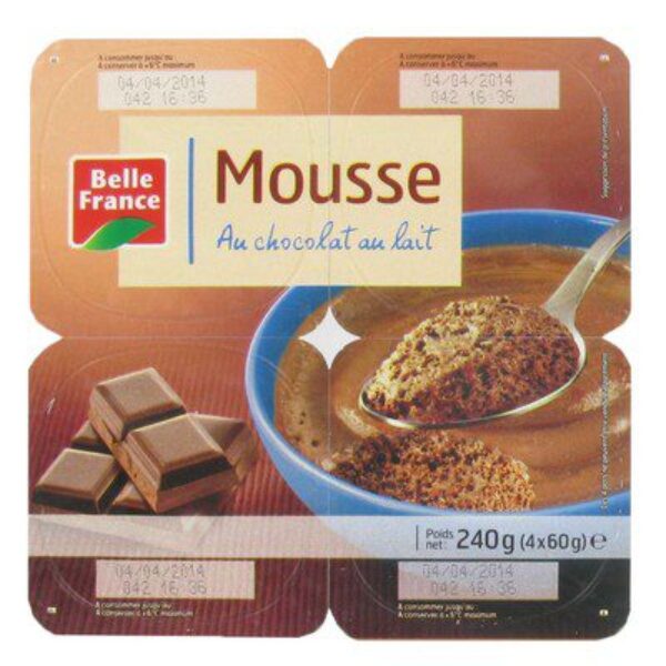 Mousse au Chocolat au Lait 240gr