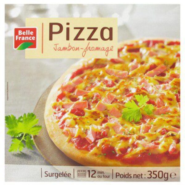 PIZZA SUR PIERRE JAMB FROMAGE 350G