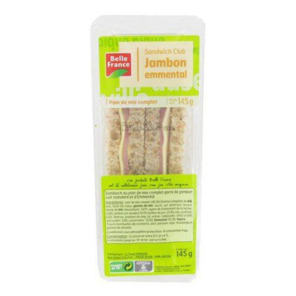 SANDWICH CLUB JAMBON EMMENTAL 145G