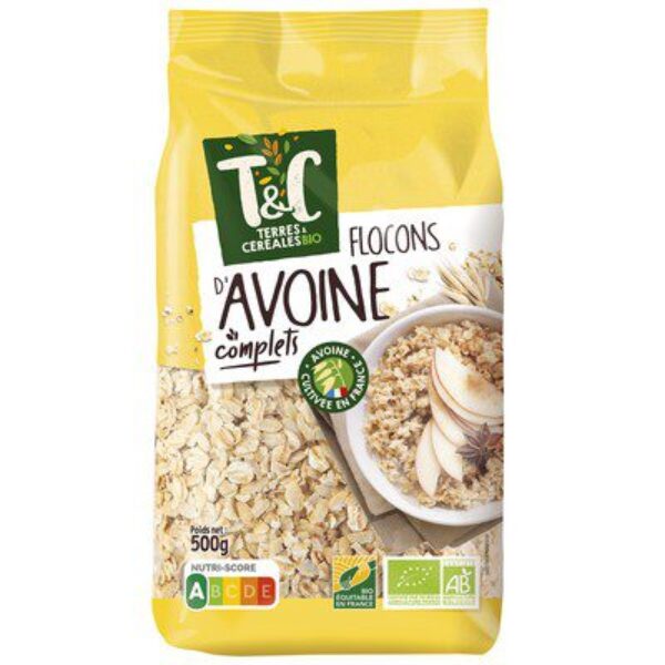 Terre Cereales Flocons d'avoines BIO 500g